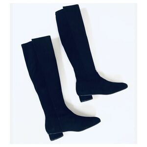 Stuart Weitzman stretch suede over the knee boots NEW
